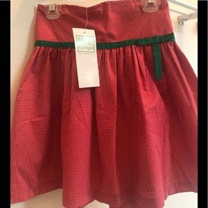 Orient Expressed Windowpane Checked Holiday Skirt